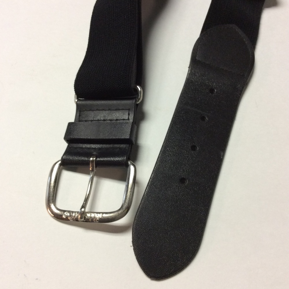 AllStar Youth Black Unisex Baseball Softball Belt